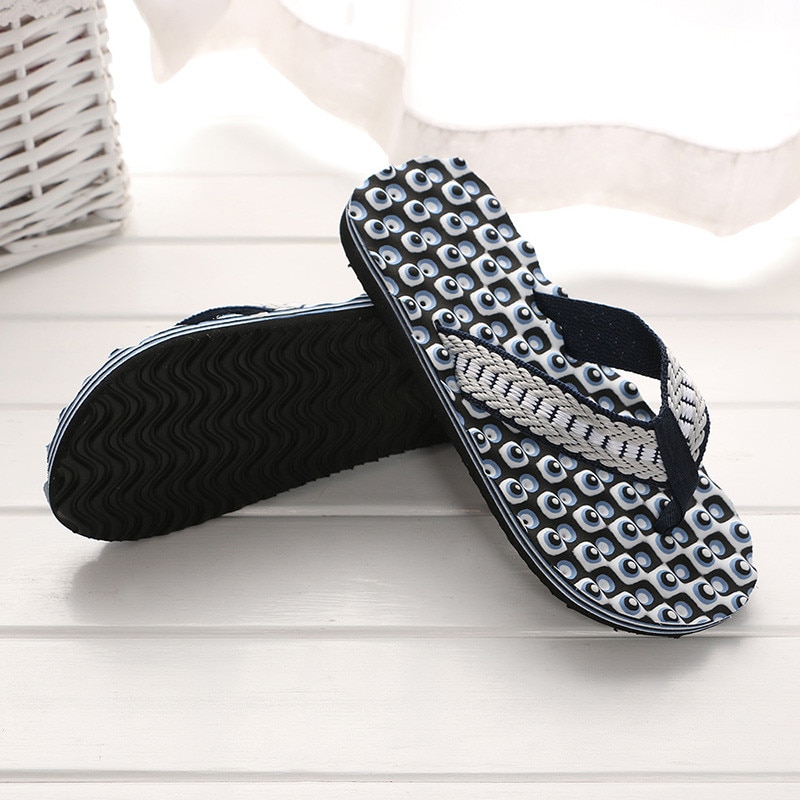 Platt klack strandtofflor herr flip flops tofflor skor sommar skor hus herr tofflor inomhus & utomhus flip flops skor