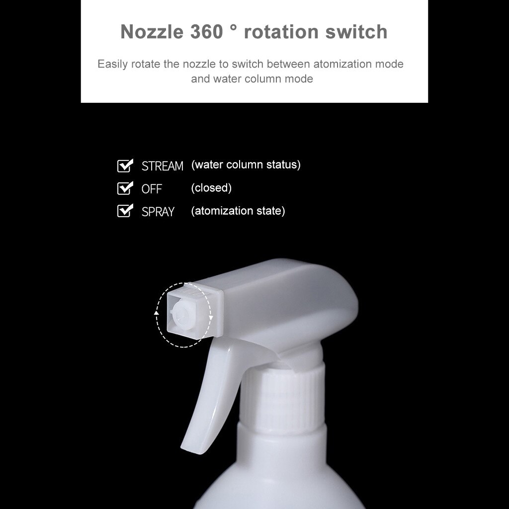 self watering pot Ultra-fine Spray Bottle Detergent Deodorant empty Bottle Rotary Nozzle 1L лейка для цветов