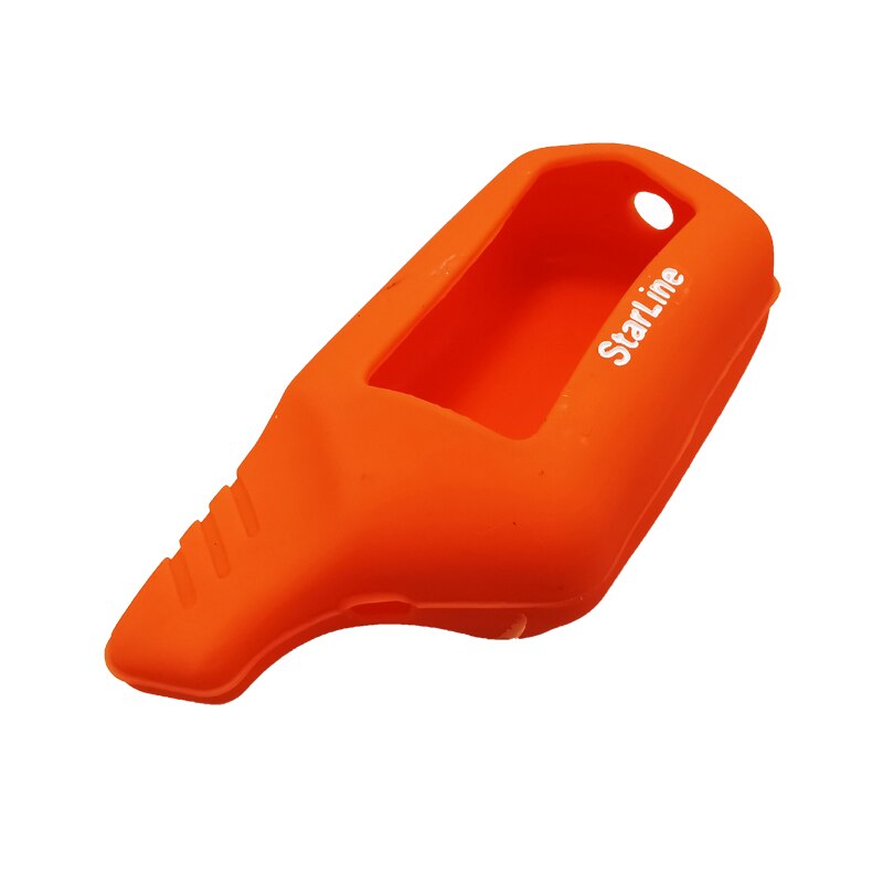1 Pcs Good Silicone Key Cover Russian key cover B9 A91 A61 B6 Nine colors available Key storage car key case: Orange