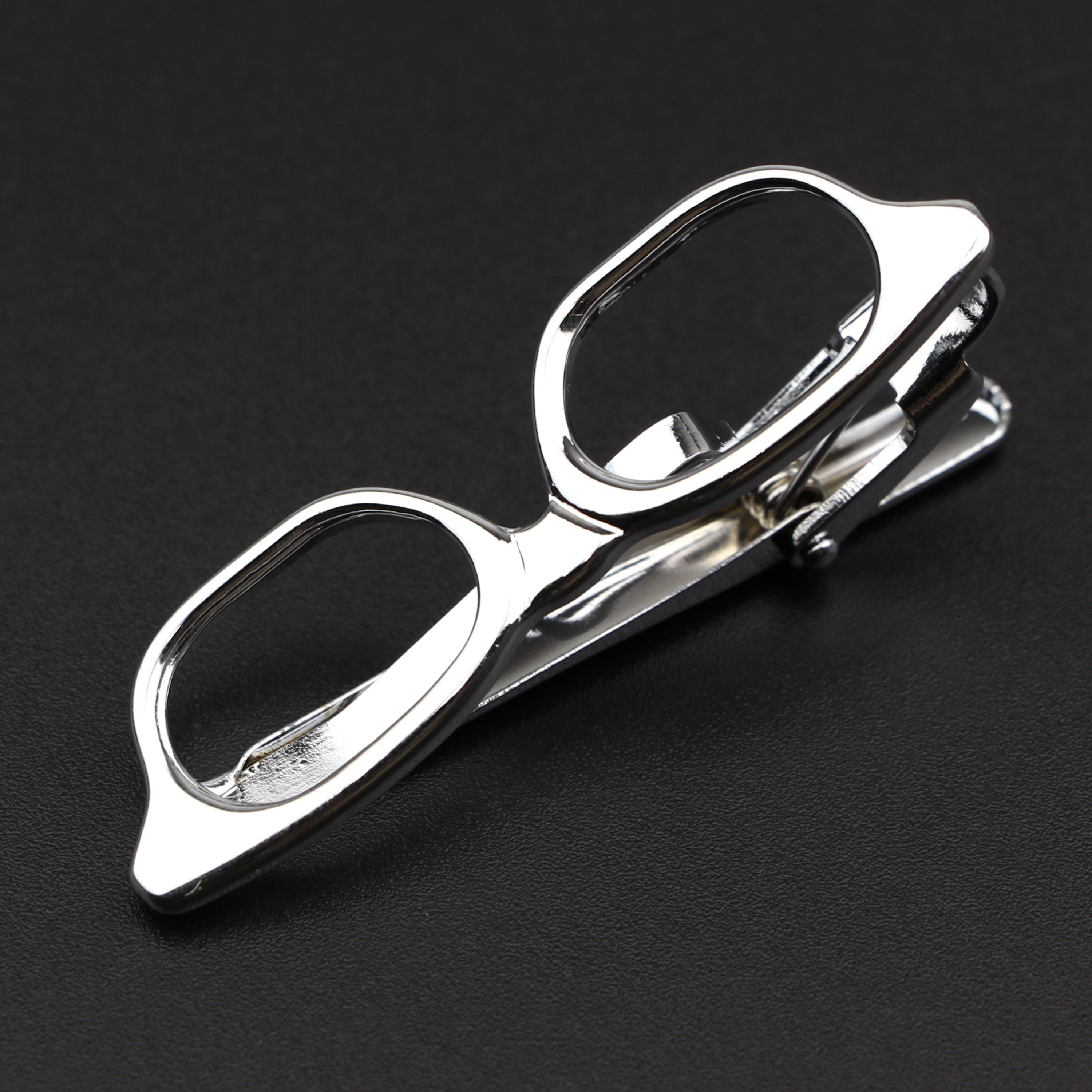 männer Klassische Krawatte Clip Gläser Fisch Flugzeug Gabel Löffel bilden Metall Chrom Edelstahl Stift Schließe Für Geschäft Corbata