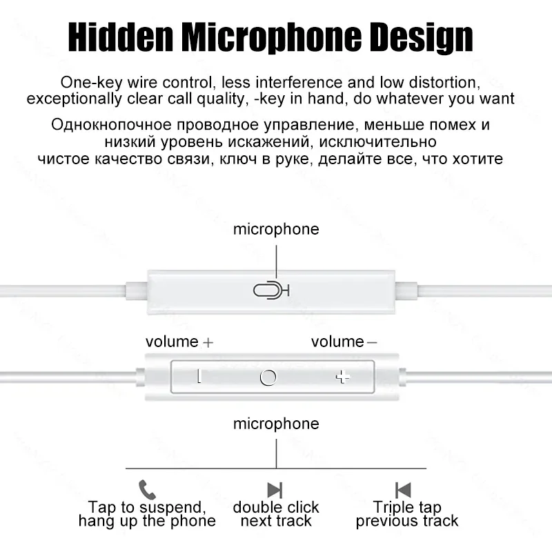 Auriculares originales para Apple iPhone 15, 14, 11, 12, 13 Pro Max, auriculares XR X XS 8 Plus, auriculares con cable Bluetooth, accesorios para auriculares