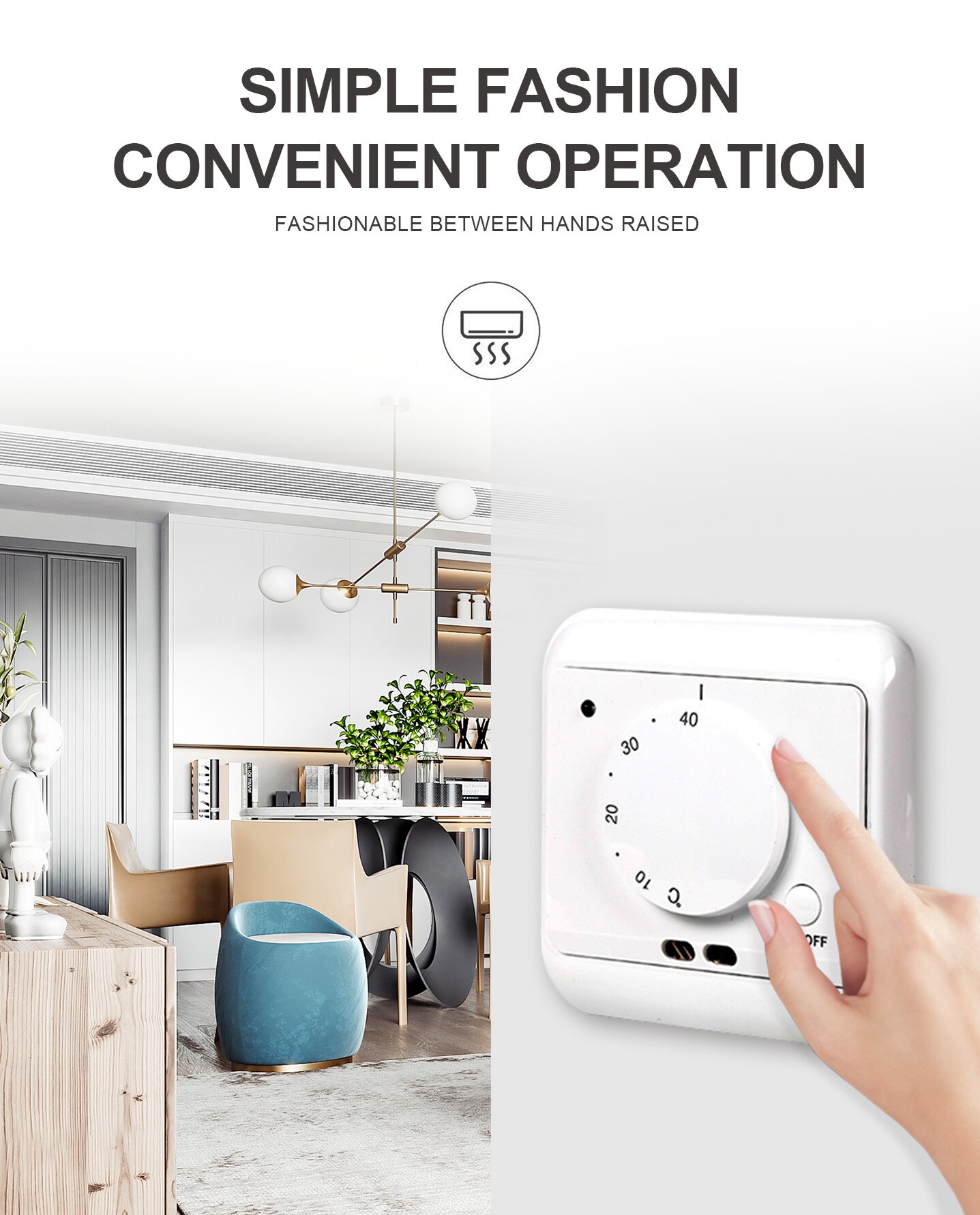 Floor Warm System Smart Mechanical Thermostat Heating Floor Heated Heating Central Conditioning Thermostat Floor Heating Heat
