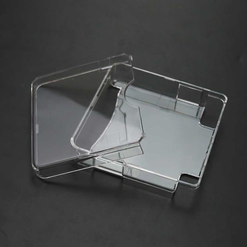 Yuxi Clear Crystal Case Harde Beschermende Shell Voor Gameboy Advance Sp Voor Gba Sp Console Bescherming Cover: duidelijke