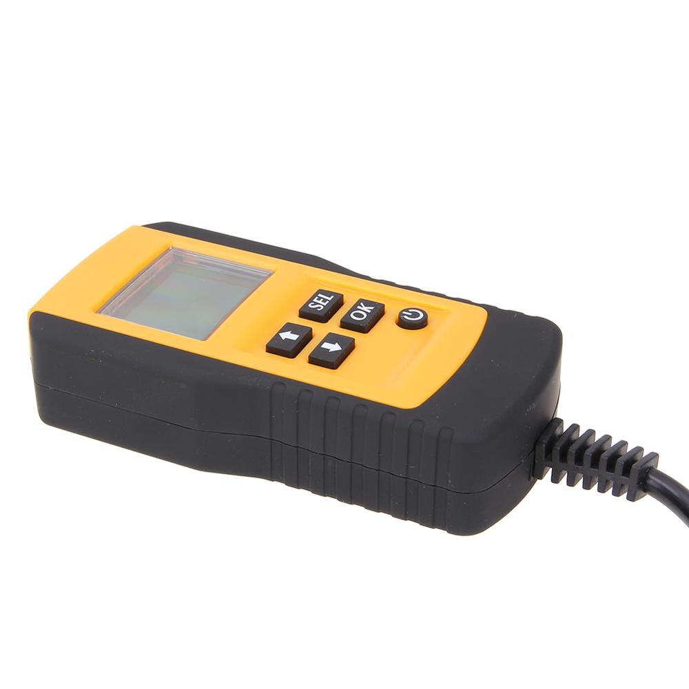 12V LCD Digital Car Battery Tester Auto System Analyzer Automotive Vehicle Battery Voltage ohm Tester Resistance Diagnostic Tool