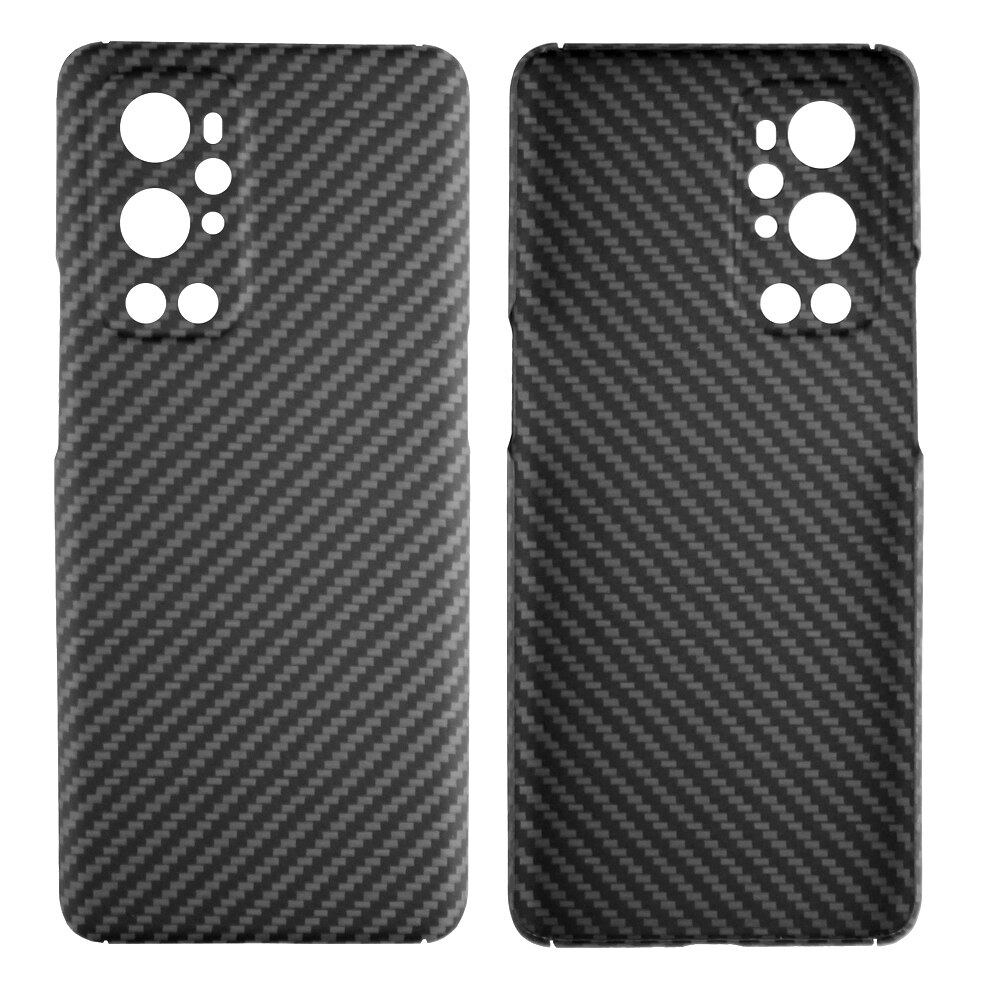 etui na telefon z włókna węglowego ytf-węgiel robić OnePlus 9 zawodowiec włókno aramidowe pokrowiec na telefon ultra-cienki pokrowiec ochronny OnePlus 9 5G: OnePlus 9 Pro / czarny (Fine hole)