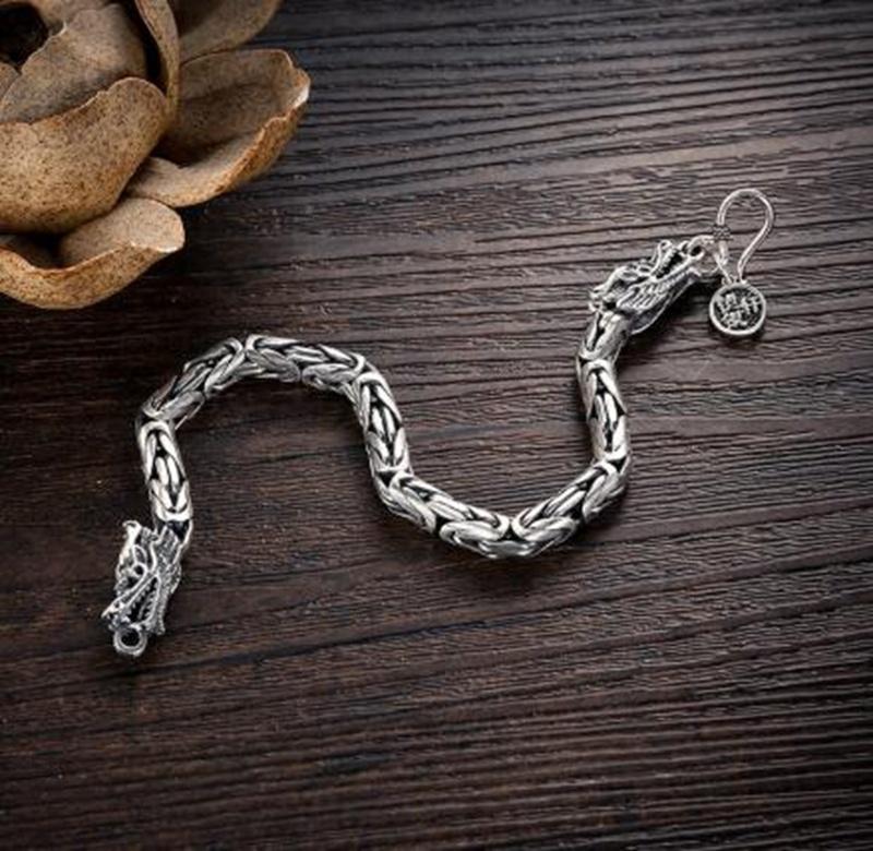 Persoonlijkheid Dominante Draak Hoofd Armband Mannen Punk Rock Motorcycle Sieraden