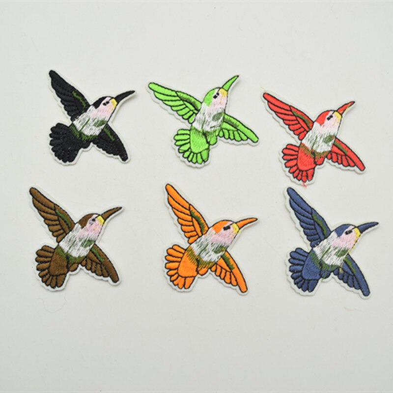 30 st Kleine Vogel Ijzer op Applique Patch Geborduurde Patches Naaien voor DIY Craft