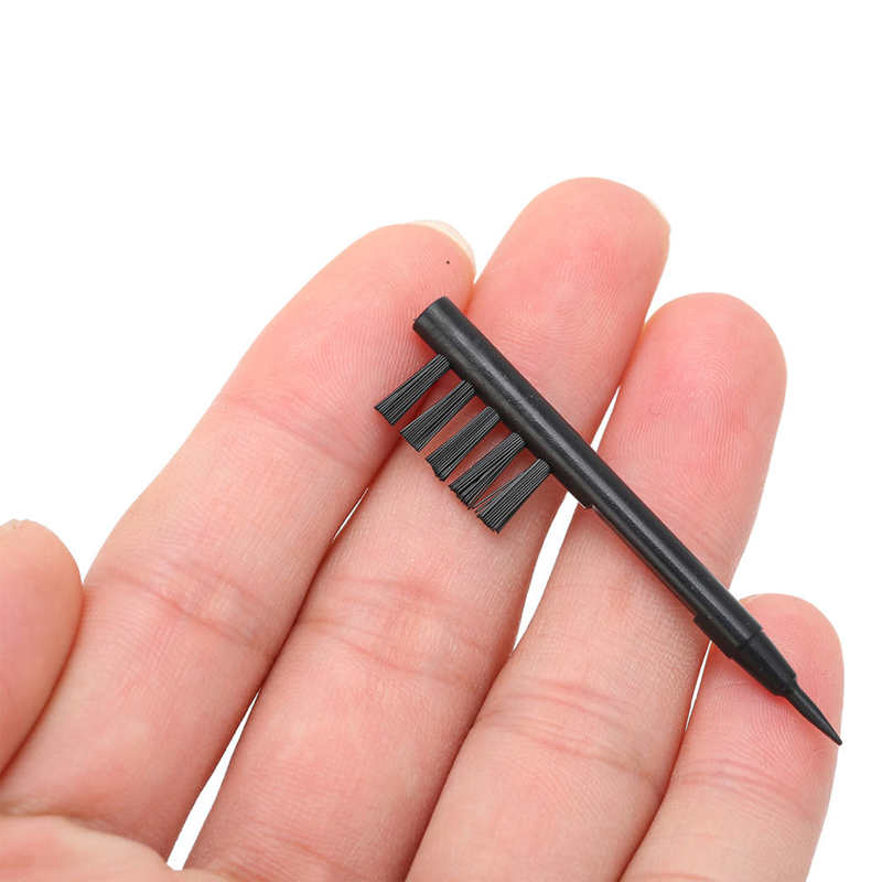 Hearing Aid Cleaning Easier Remove Hearing Aid Hairbrush Black for Hearing Aid Cleaning Tool