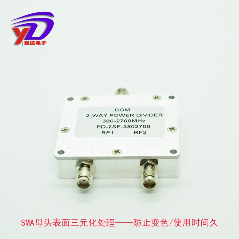 SMA Power Splitter 1 Sub 2 380-2700M WIFI Coverage GPS Power Splitter Combiner Power Divider