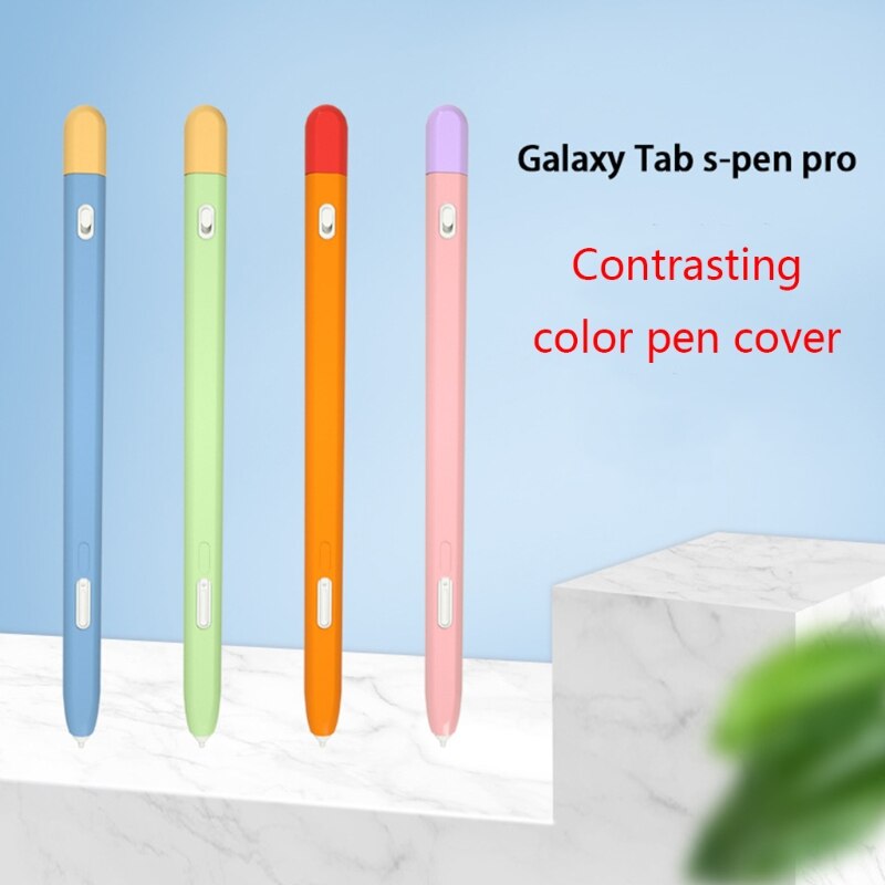 Pennskydd lämpligt för samsungtab s pen pro pennfodral silikonpennskydd spen skyddsfodral fallskydd