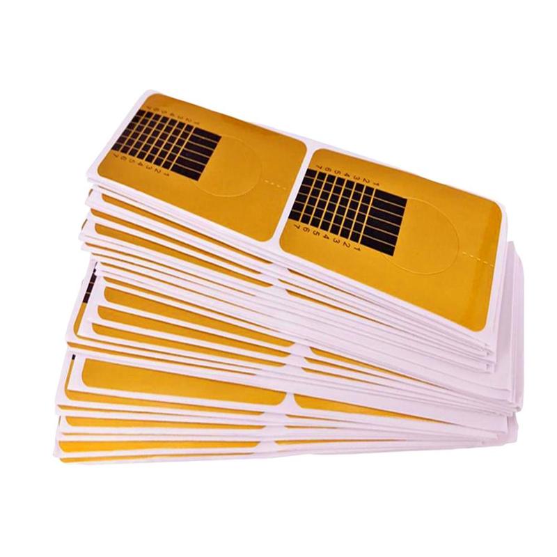 Professionele Nail Forms Sticker 10/20/40 Pcs Acryl Vorm Nagels Gel Extension Guide Curl Polish Art Nail curve Tips Z7B7