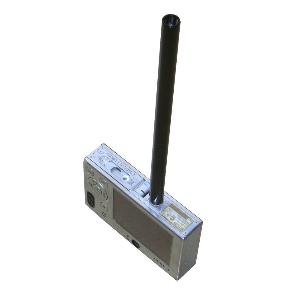 Stativförlängningsförlängningsrör ext 1/4 " -20- trådig metall hd-kameraadapter