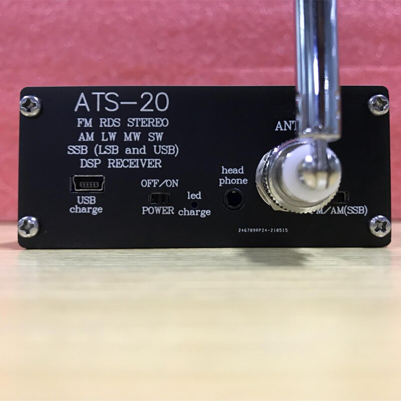Récepteur Radio toutes bandes SI4732 assemblé, FM AM (MW &amp; SW) SSB (LSB &amp; USB) avec batterie au lithium + antenne + haut-parleur + boîtier, nouveauté 2022