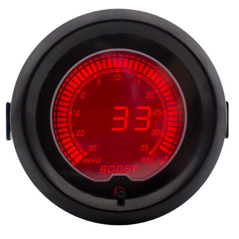 Car Turbo Boost Gauge 7 Color Led Mechanical Turbo Boost Psi Pressure Vacuum Gauge Meter 12V: Default Title