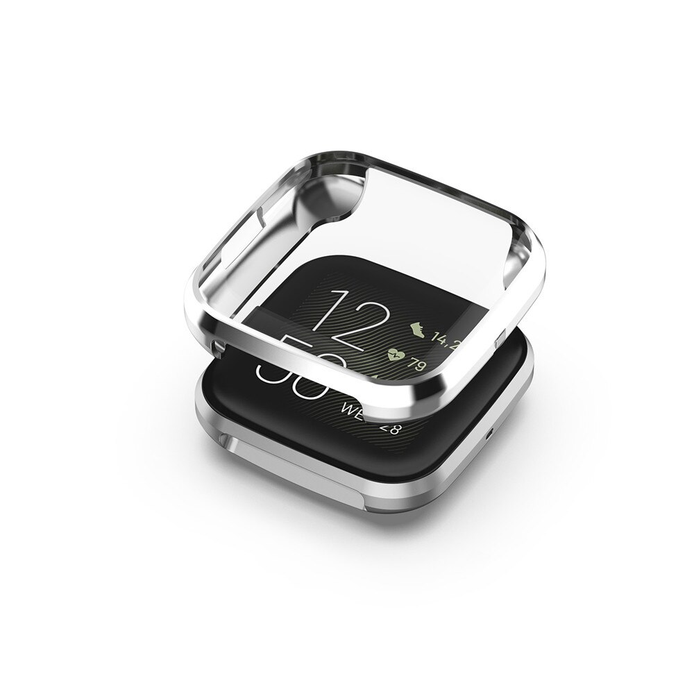 Plating Cover Voor Fitbit Versa 2 Band Case360 Graden Bescherming Voor Fitbit Versa/Versa2 Horloge Accessoires Scherm Beschermhoes