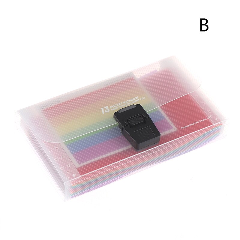 Kantoorbenodigdheden A6 Expanding File Folder Organizer Document Portemonnee Tas 13 Layer: B