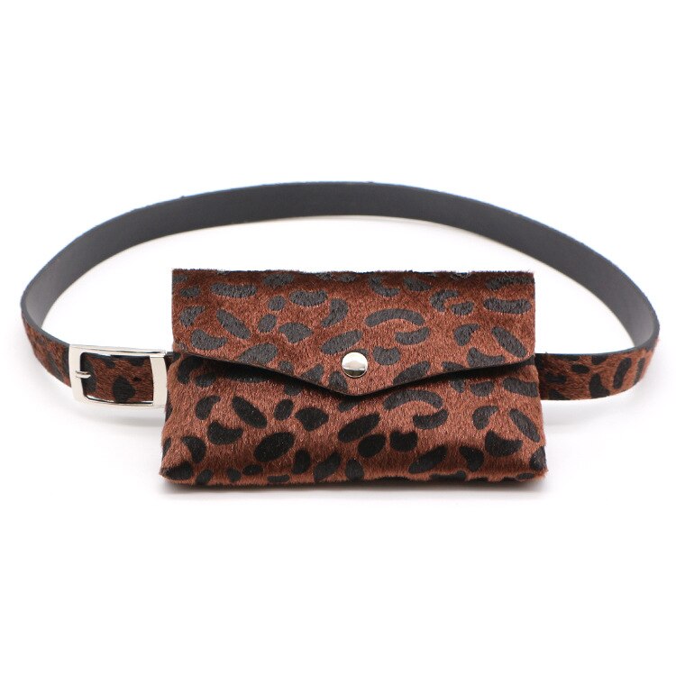 Women Belt Bag Leopard Print Waist Bag Fanny Pack Women Bum Bag Female Bag: D