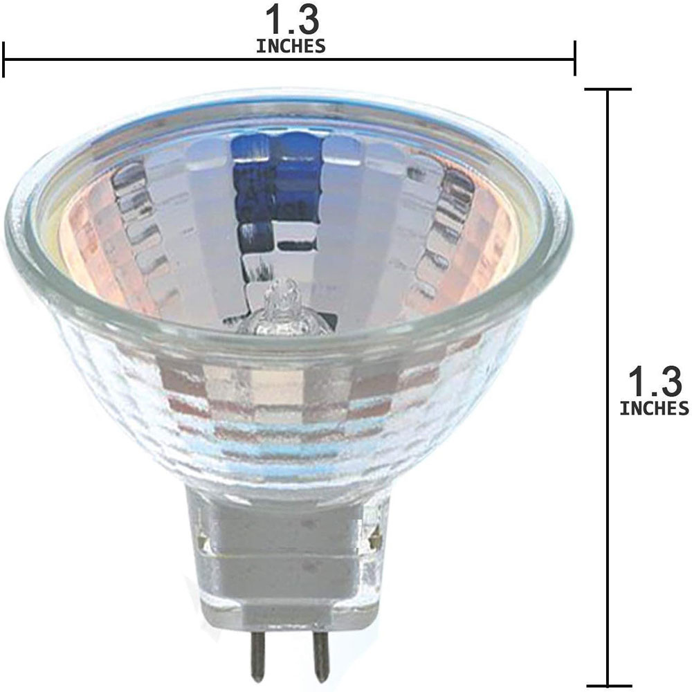 GU4 Bi-Pin Halogenlampe 12V 230V Glasstrahler MR11 10W 15W 35W 50W Landschaft Akzent Schienenlichter Glasfaser Glühbirne