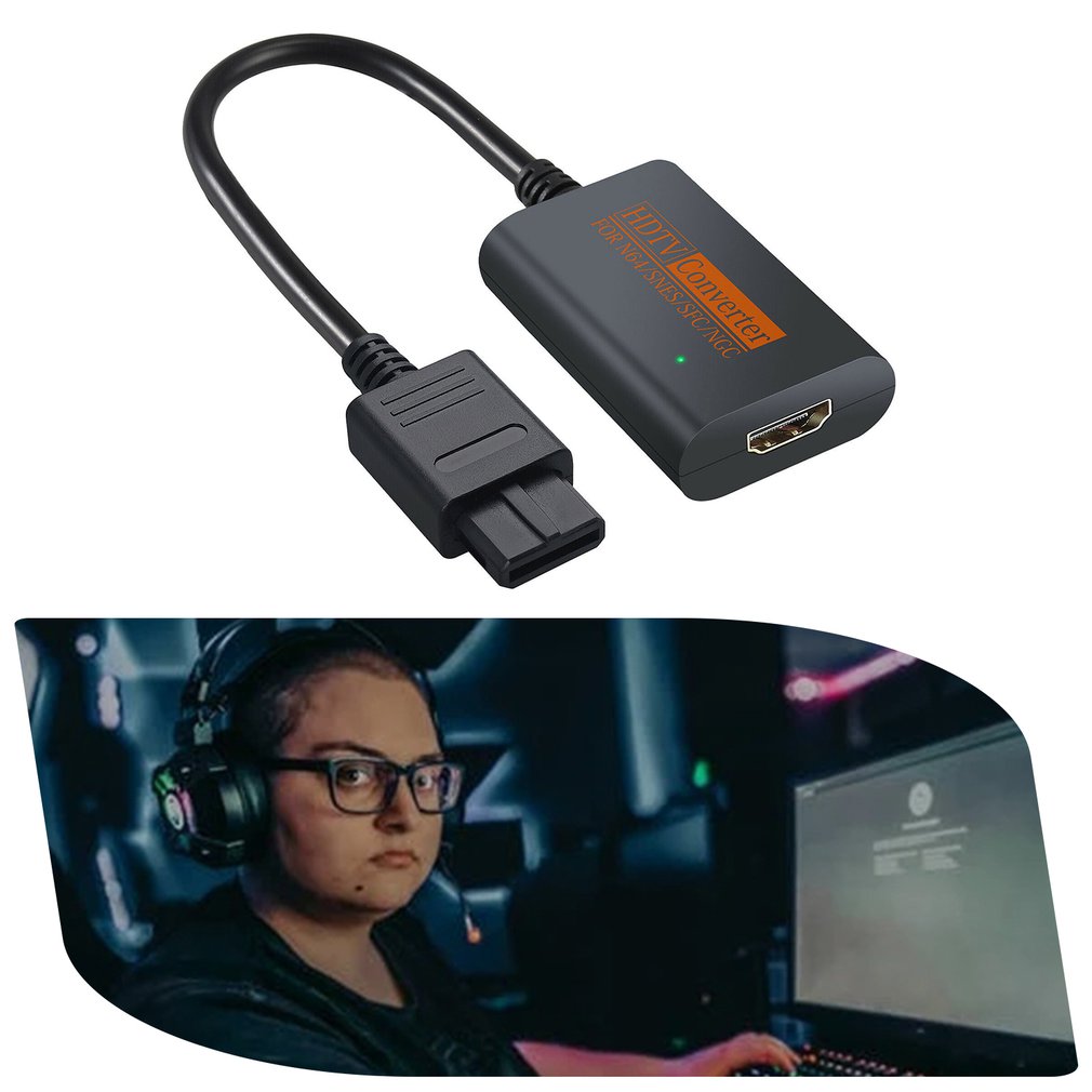 Adaptateur de convertisseur compatible NGC/SNES/N64 vers HDMI, pour nintendo 64, pour GameCube Plug And Play, câble numérique complet