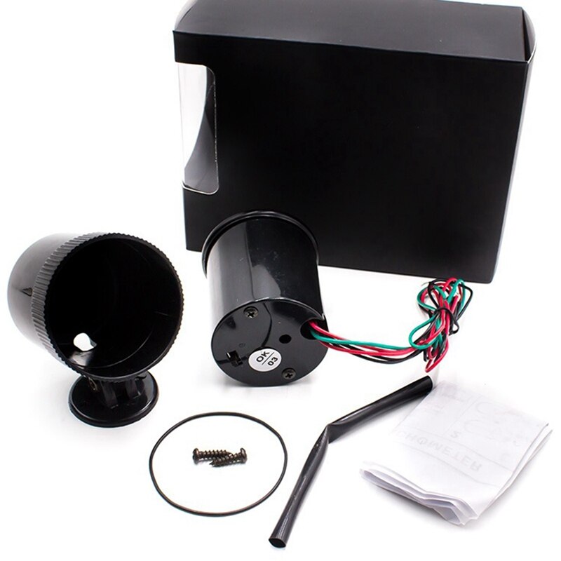 Universal 2 inch 52mm 12V Blue LED 0-8000RPM Car Tachometer Tach Gauge Meter with Bracket