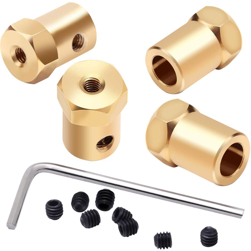 3mm 4mm 5mm 6mm 7mm dc motor fleksibel koblingskobling til bilhjul dekkakselen