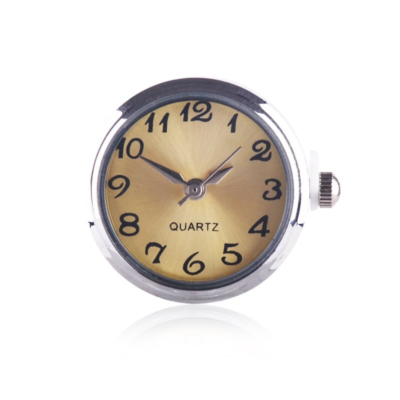 Good Price DIY Watch Snaps Buttons Fit 18mm Snap Button Chain Hand Bracelets Necklace Girls Femme Gold Watch Face Click Jewelry