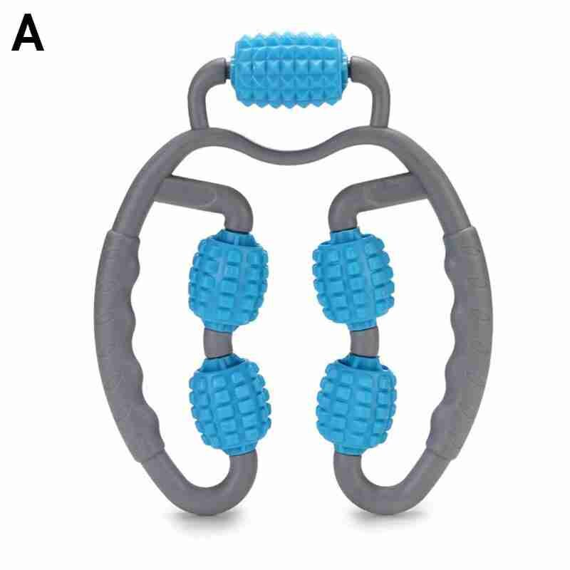 Ring Massager Muscle Relaxer Roller Roller Arm Leg Neck Roller Massage Roller Fitness A0Q1: A