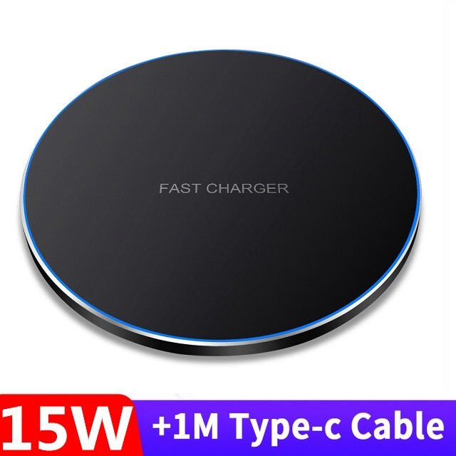 30W Fast Wireless Charger Pad For Samsung S21 S20 S10 Note 20 Qi induction Charging for iPhone 13 12 11 Pro XS Max XR X 8 Plus: 15W ABS