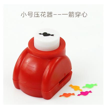 Mini Flower Paper Craft Punch Hole Puncher Scrapbook Punches Handmade Cutter Card DIY Tool: bow
