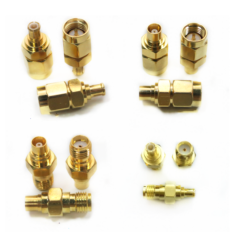 1 szt. adapter SMA robić MCX wtyk męnarty i żeńskie gniazdo złącze koncentryczne RF