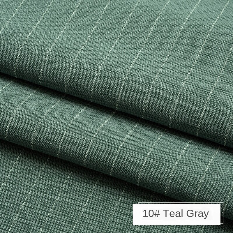 Bredde 59 " henge ned rynkebestandig nålestripet stoff polyester spandex materiale buksevest nyeste dressstoff: Nr. .10
