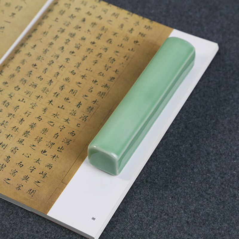 1 Pair Calligraphy Brush Holder Weightpaper Chinese Brush Rack Brush Rest and Holding Paper Flat Weightpaper