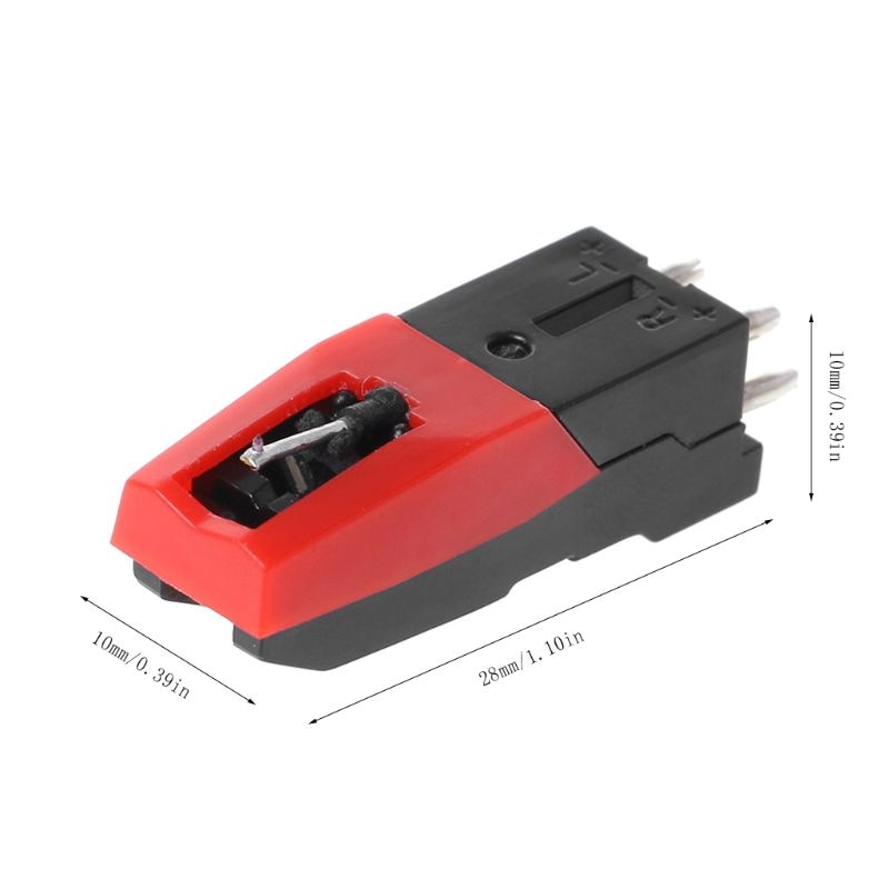 Cartucho magnético gramofon, kit universal para gravação de gramofone, com agulha de vinil