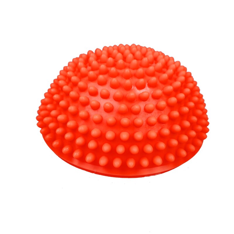 Demi-sphère d'équilibre, pour yoga et massage, gonflable, en PVC,accessoires de fitness et pilates, équipement de sport, ,: Orange