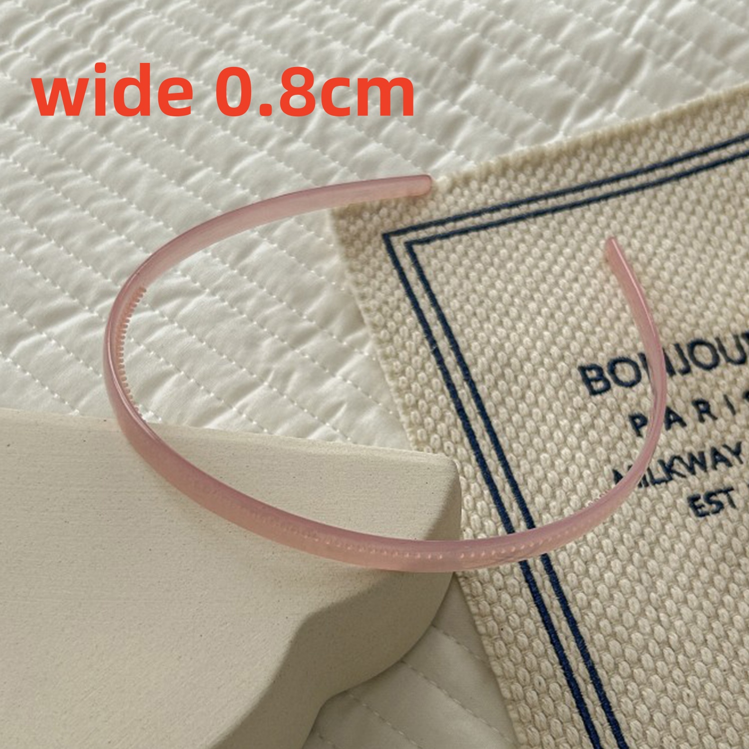 Diadema de plástico translúcido para el pelo, diadema para mujer, diadema para niña, diademas antideslizantes para el pelo, accesorios para el cabello