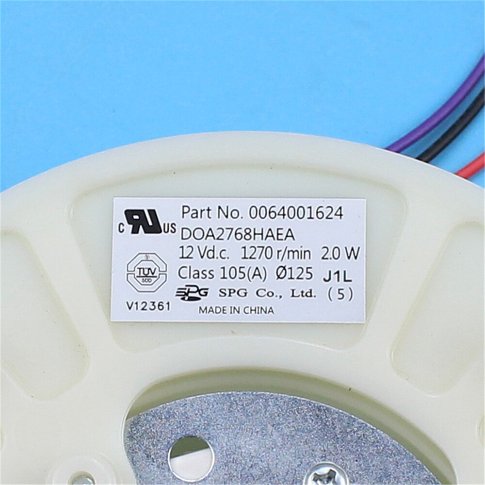 For Haier Refrigerator Parts Refrigeration Fan 0064001624 Fan Motor DC 12V 1270r/min 2W