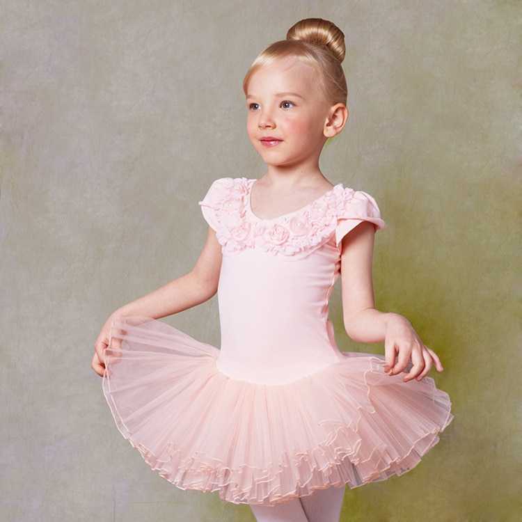 Klassisk balett tutu danskläder 2-9 år flickor balett kläder kostymer småbarn trikot tutus ballerina klänning barn