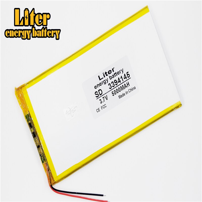Tablet pc batterikapacitet 3394145 3.7v 5000 mah universal li-ion batteri til tablet  pc 9 tommer 10 tommer 11 tommer