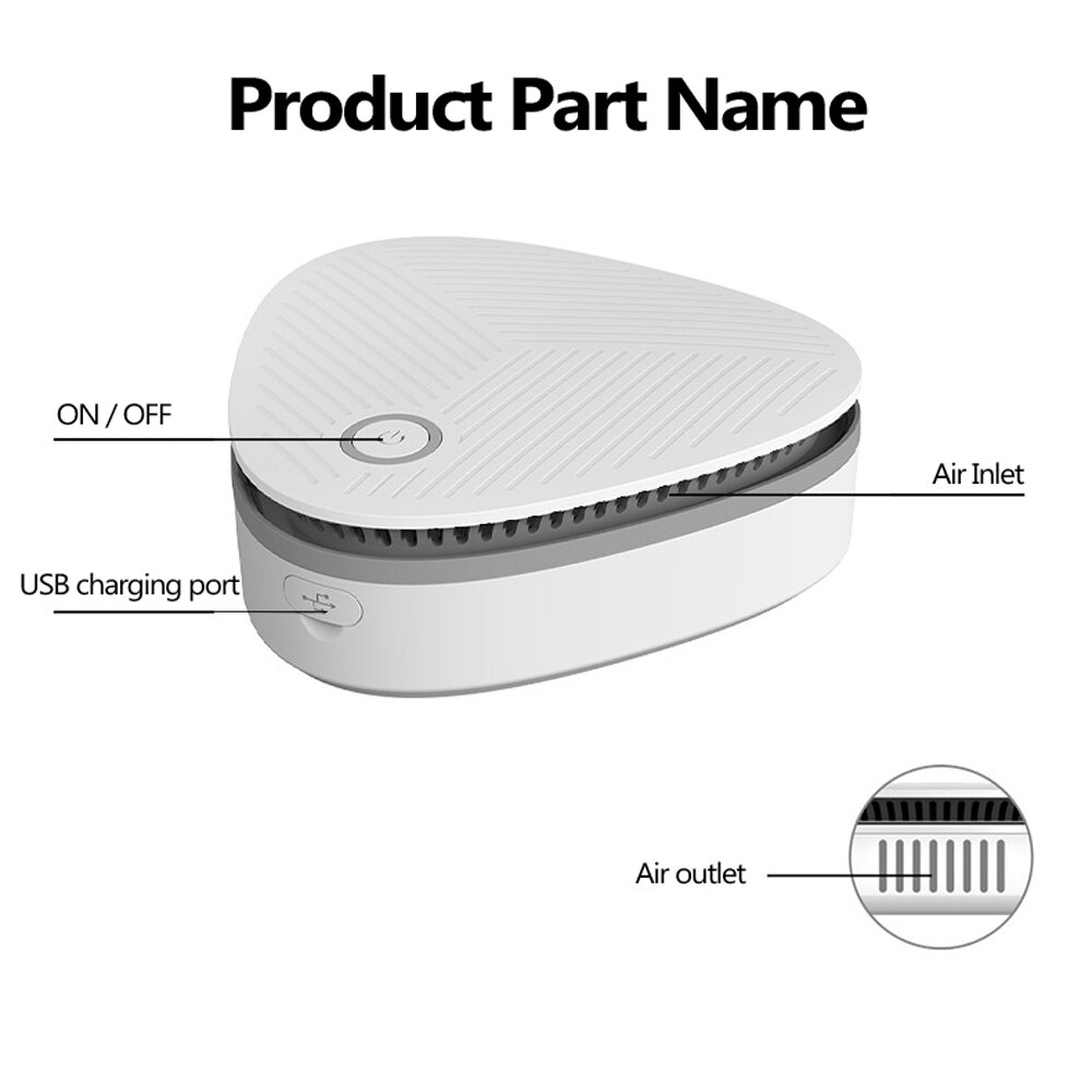Ozone Sterilizer Household Refrigerator Sterilizer Food Freshener Wardrobe Shoe Cabinet Sterilizers Cupboard Ozone Machine