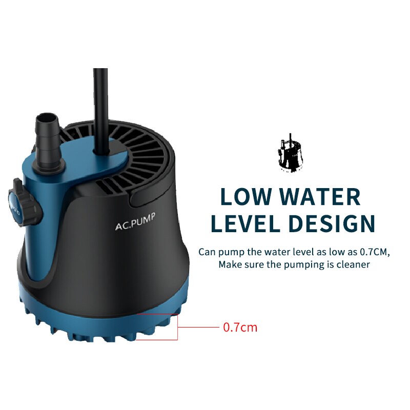 Ultra Quiet submersible water pump for Pond, Aquarium, Fish Tank Fountain Marine & Freshwater Aquariums