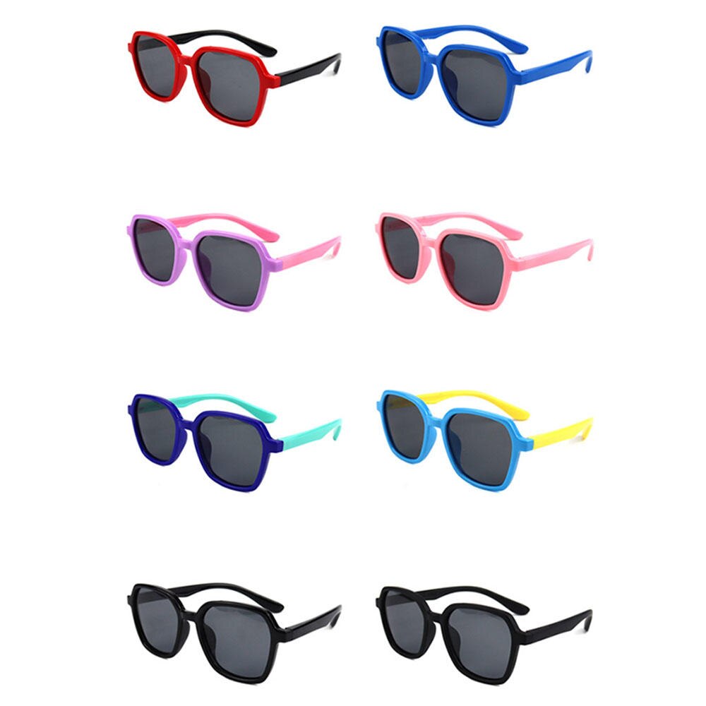 Gafas de sol polarizadas para niños, lentes de sol flexibles de silicona, a la , con UV400, para , gafas playa, 1 unidad