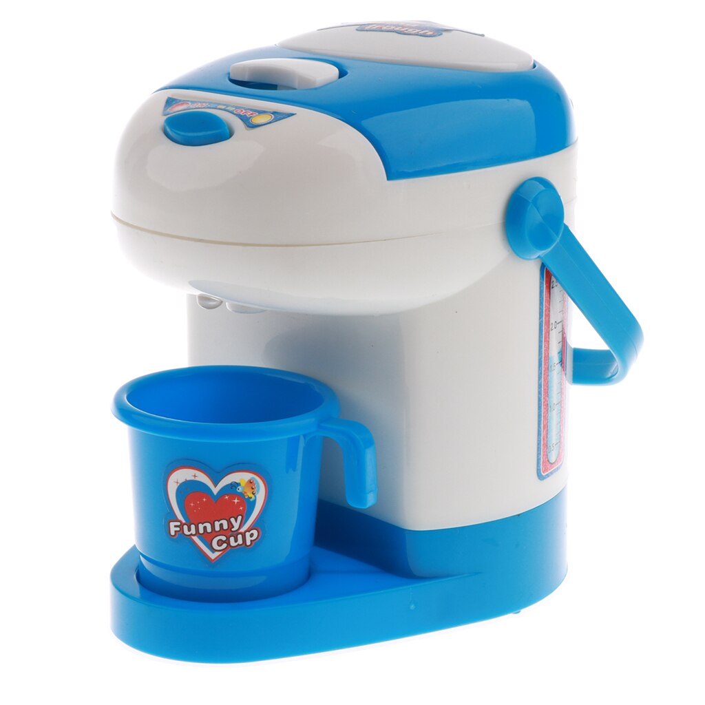 Di plastica di Simulazione Casa Distributore di Acqua Apparecchio per I Bambini Gioco di Ruolo Giocattoli-Blu