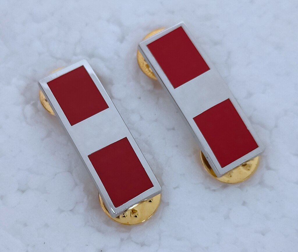 tomwang2012.US USMC MARINE CORPS STAFF MAJOR WARRANT OFFICER INSIGNIA RANK METAL BADGE EPAULETTE DEVICE LAPEL PIN: white