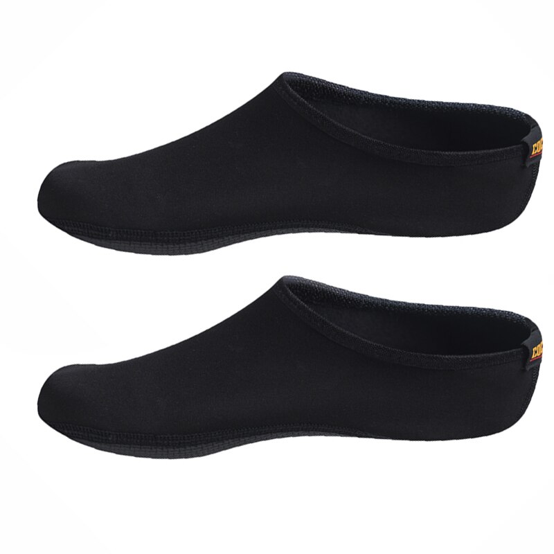Calcetines antideslizantes de secado rápido para playa, para buceo, natación, piscina, surf, calcetín de snorkel, aletas de natación, calzado de deporte acuático, 1 par: Negro / XXL