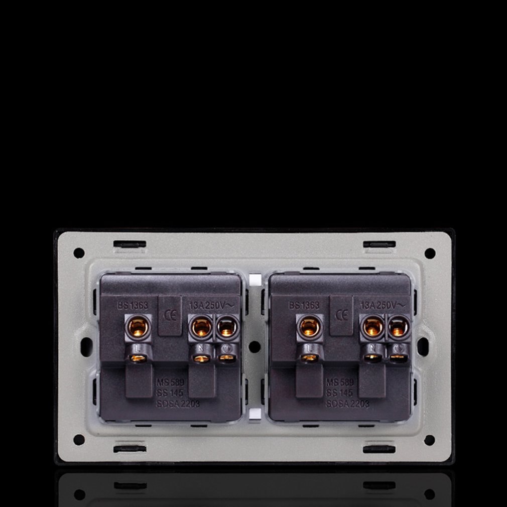 Home UK Square Socket Panel Home Security Socket Panel Wall Power Socket Panel Wall Concealed Socket Panel