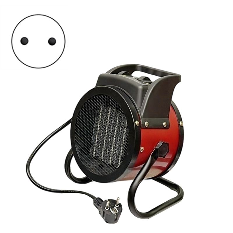 B89B- Heating Stove 2000W Portable Electric Heater Blower Natural Wind Adjustable Radiator Thermal EU Plug