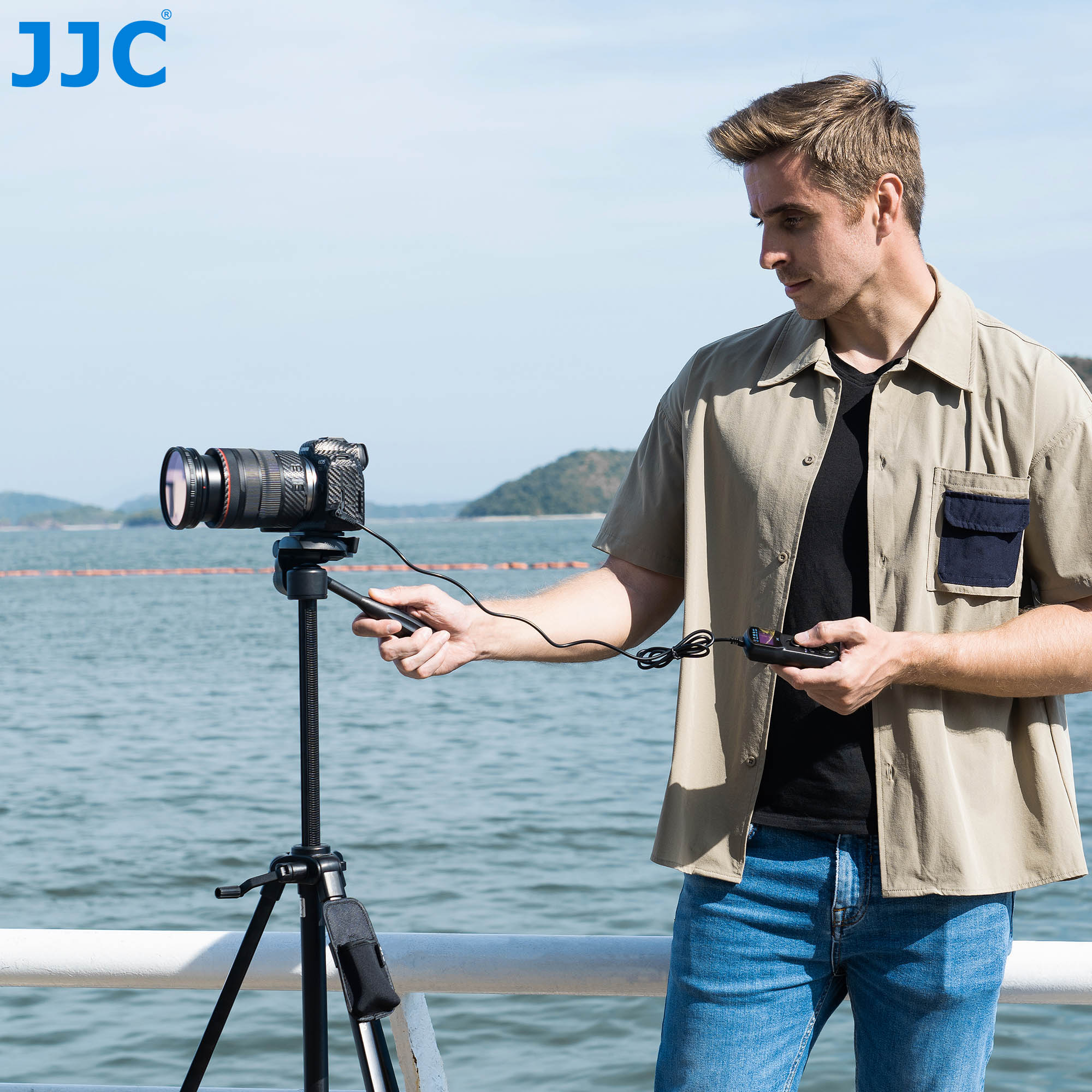 JJC-intervalómetro de MC-DC2 con temporizador, mando a distancia para Nikon Z6II, Z7II, Z7, Z6, Z5, D750, D780, P1000, D7500, D7200, D5600, D5500, D5300, D5200