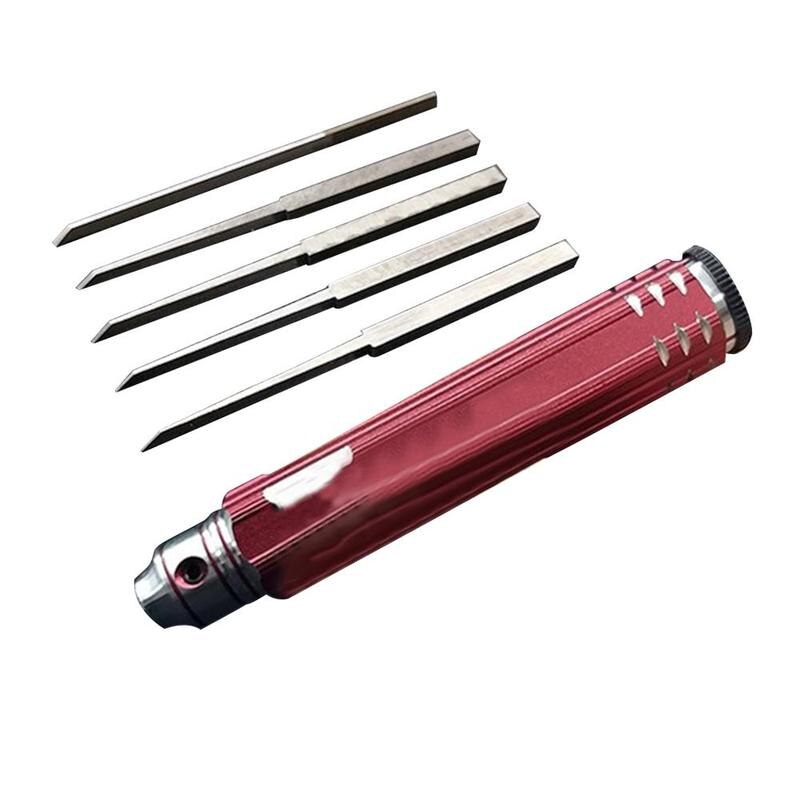 Modell hobby sniderkniv ritslina skärverktyg mejsel  + 5 blad byt