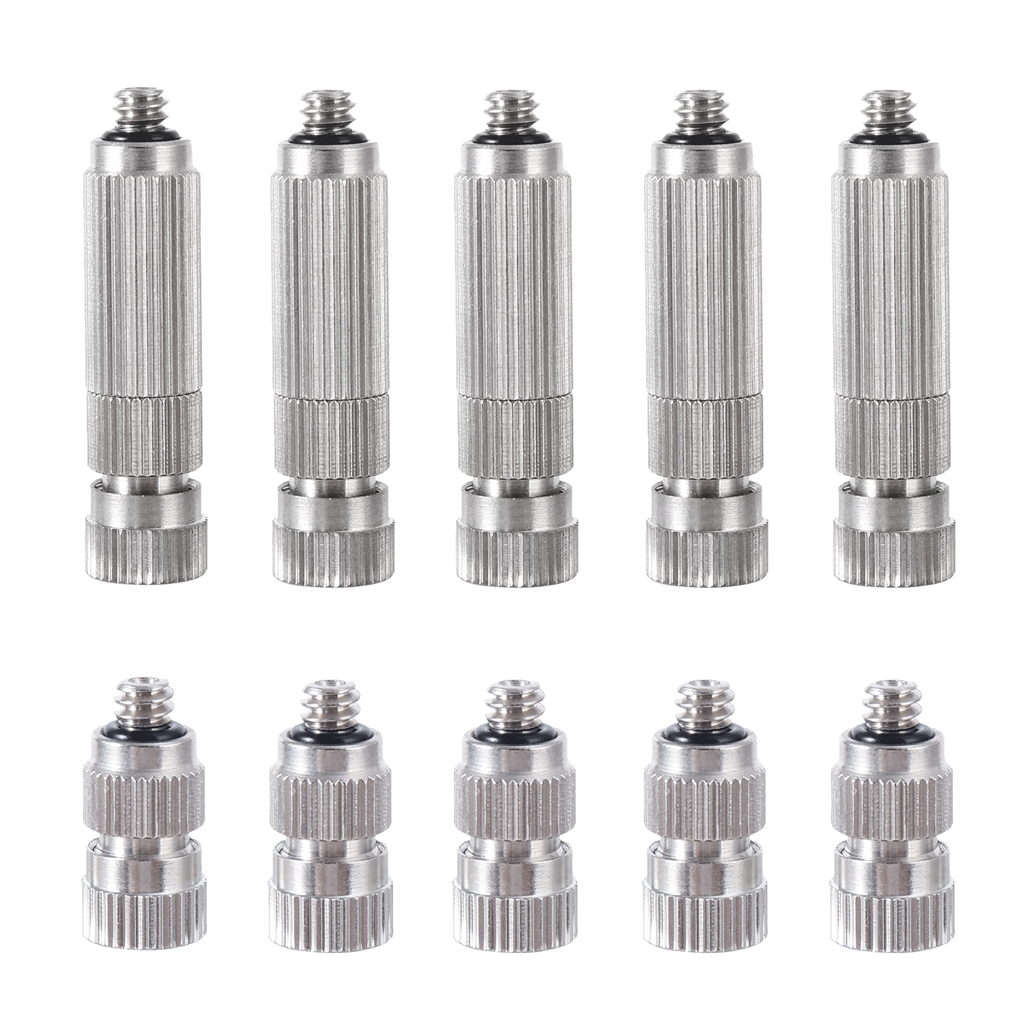 10 stk. høytrykksdyse for tåkesprøyte kjøling landskapsarbeid vanning fukting desinfeksjon forstøvende sprinkleranlegg