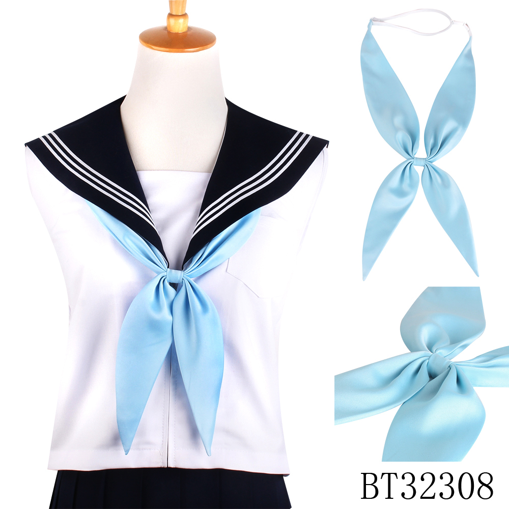Dames vlinderdas Klassieke shirts Vlinderdas voor dames Zakelijk Strik Student Effen strikjes JK Vlinder Meisjespakken Strikjes: Blauw